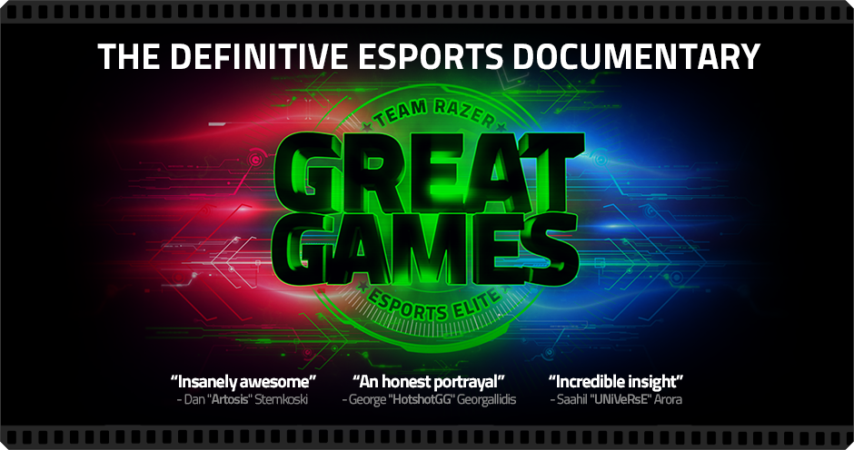 "Team Razer: Great Games" - film dokumentalny o esporcie - Vimarsana News