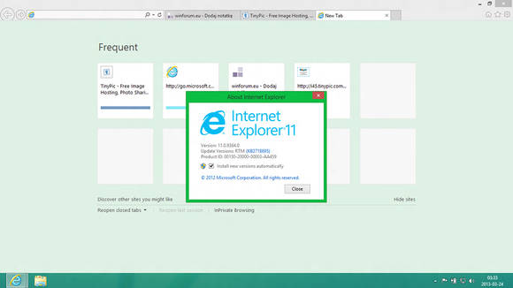  Windows Blue Internet Explorer 11