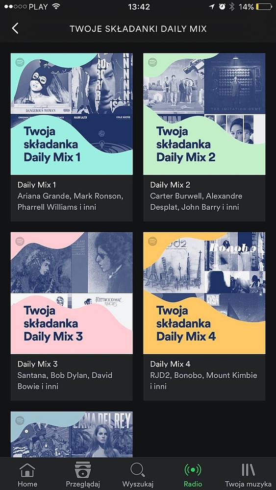 Spotify DailyMix Spotify DailyMix