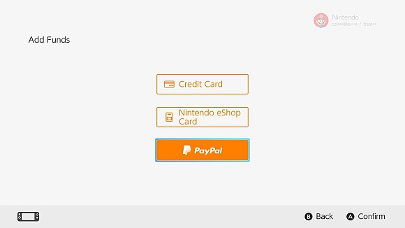 PayPal dostępny na Nintendo Switch