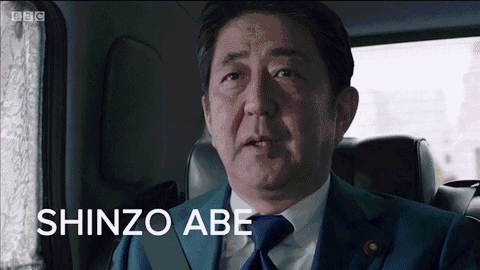 Shinzo Abe Mario gif