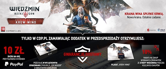 wiedzmin 3 krew i wino promocja 
