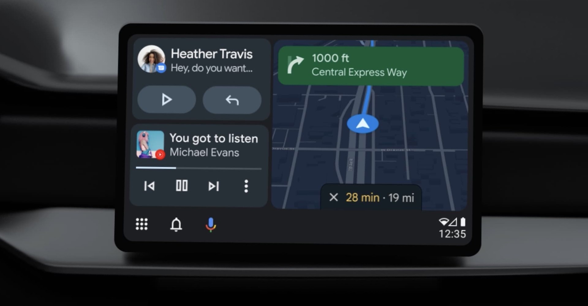 Android Auto ilustracja
