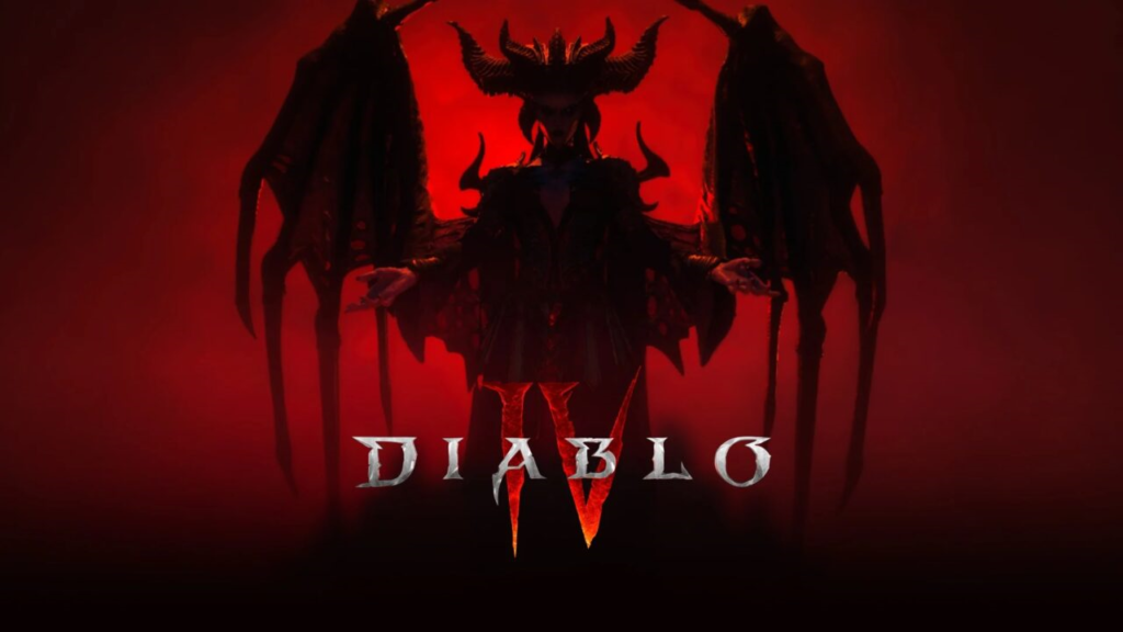 Lilith z logo Diablo IV