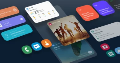 elementy interfejsu One UI