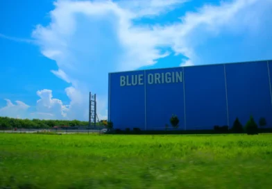 jeden z budynków Blue Origin