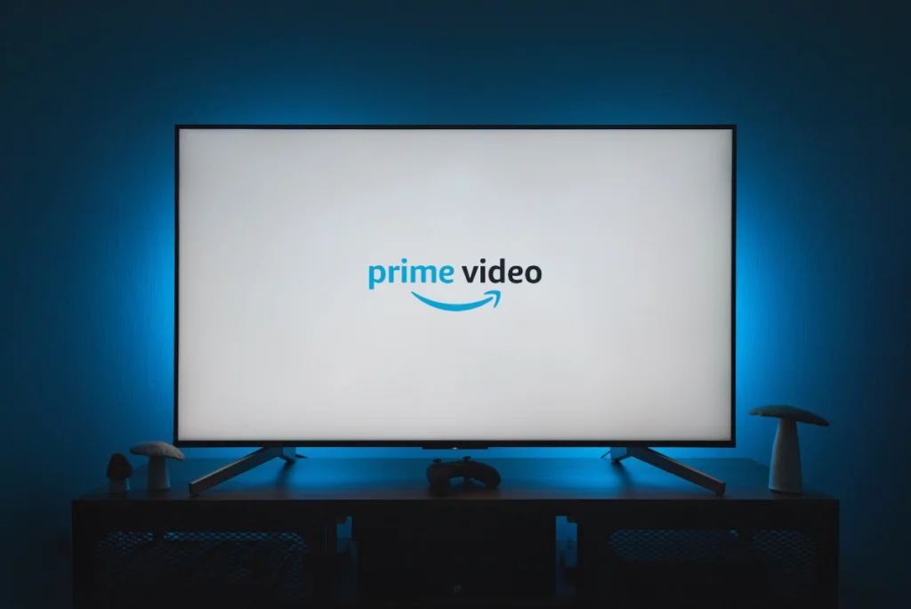 logo Prime Video na ekranie