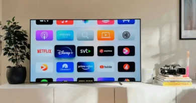 Apple TV podłączone do telewizora