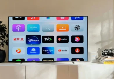 Apple TV podłączone do telewizora