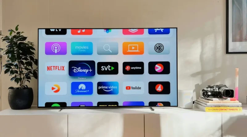 Apple TV podłączone do telewizora