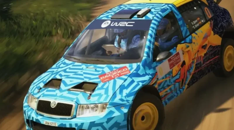 samochód rajdowy w grze EA Sports WRC