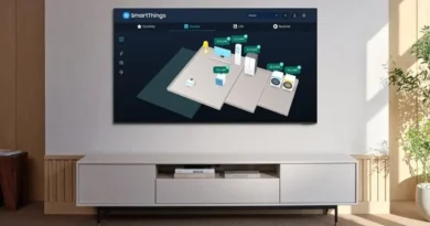 SmartThings na ekranie telewizora