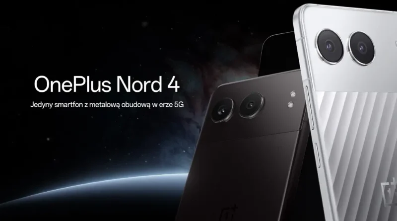 OnePlus Nord 4 na grafice promocyjnej