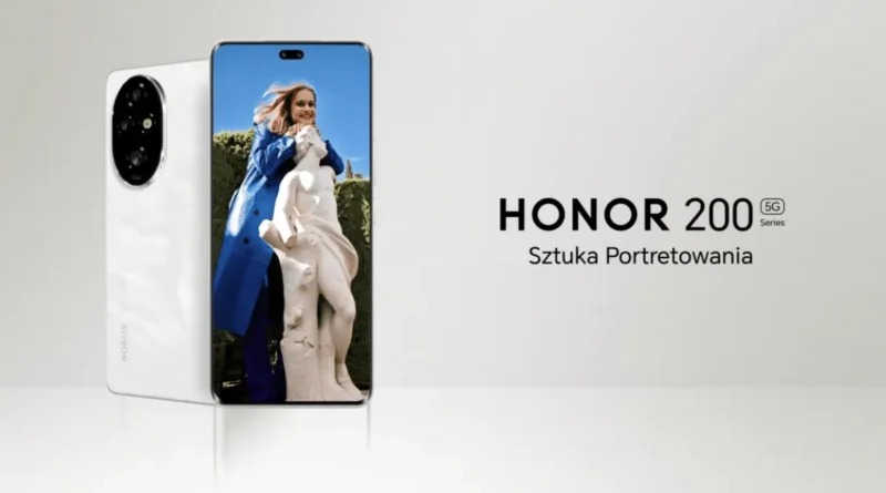 smartfon HONOR 200 Pro na grafice promocyjnej