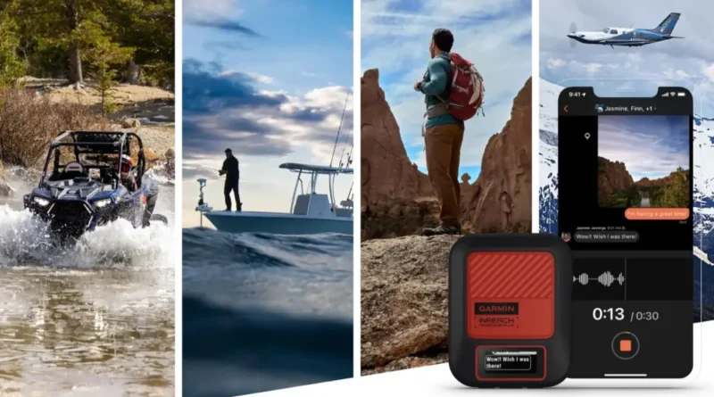 grafika promująca Garmin InReach Messenger Plus