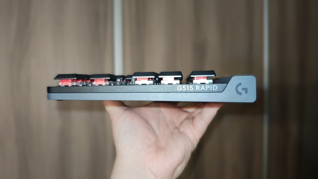 Logitech G515 Rapid TKL - smukłość