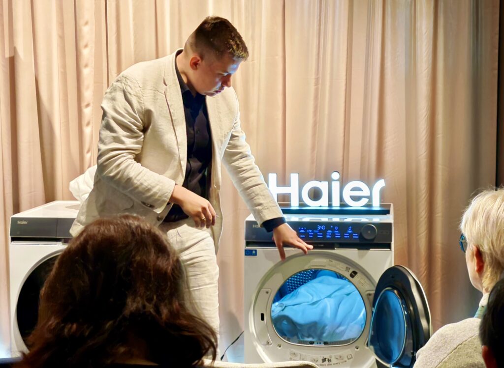 prezentacja pralek haier, październik 2025
