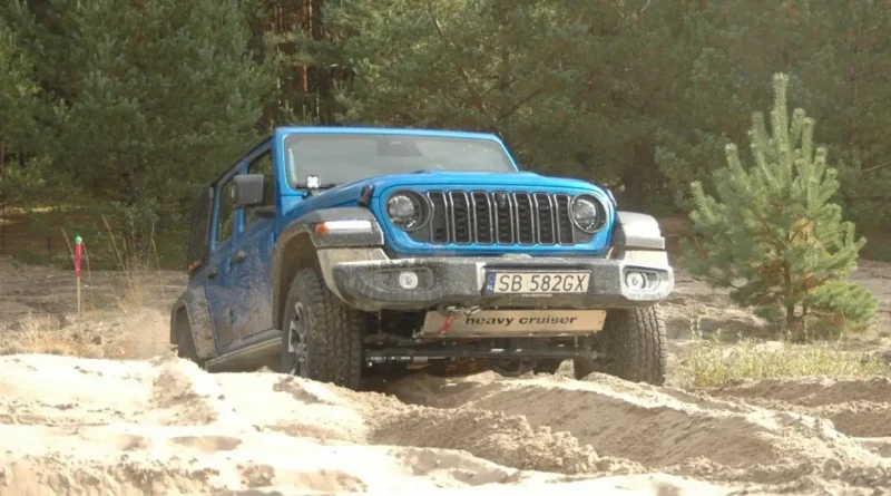 Jeep Wrangler w terenie