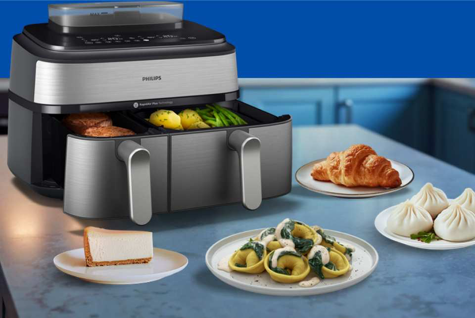 PHILIPS series 500 Ovi Dual Basket NA555
