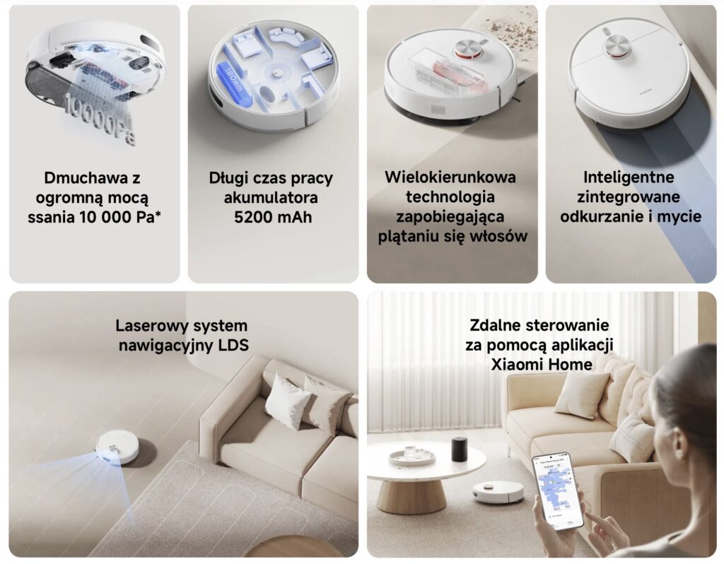Xiaomi Robot Vacuum S40, najważniejsze cechy