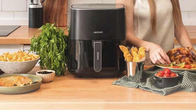 Frytkownica Beztłuszczowa Cecotec Cecofry Fantastik 5500 5.5l Czarna