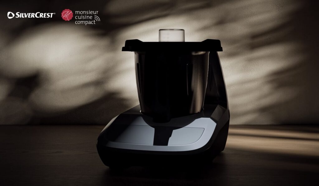 wizualizacja Monsieur Cuisine compact z gładkim frontem