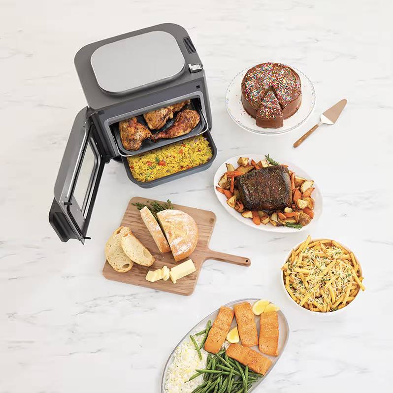 Combi multicooker 12 w 1 piekarnik air fryer frytkownica SFP700EU i przykładowe dania