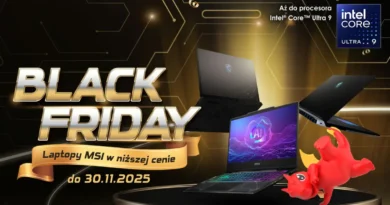 MSI stawia na promocje z okazji Black Friday