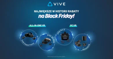 HTC VIVE z promocjami na Black Friday
