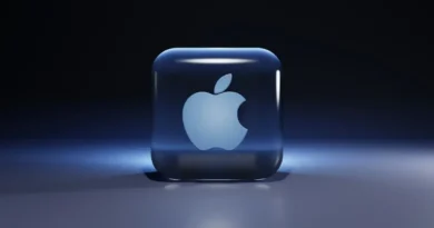 wyrenderowane logo Apple