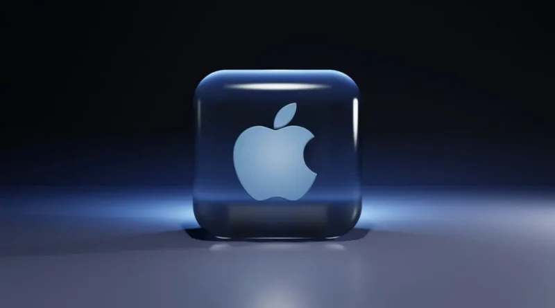 wyrenderowane logo Apple