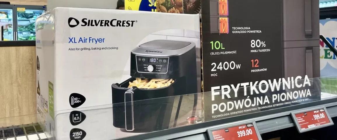 air fryer silvercrest w promocji w Lidlu