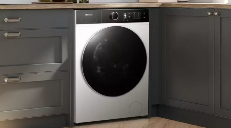 nowa pralka hisense 5i w zabudowie kuchennej