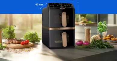 wymiary philips Ovi Stacked Dual Basket