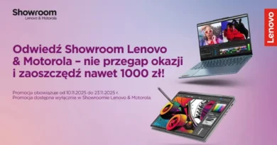 Korzystne rabaty w Showroomie Lenovo & Motorola z okazji Black Friday