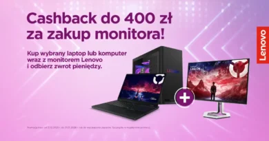 Lenovo startuje z promocją cashback
