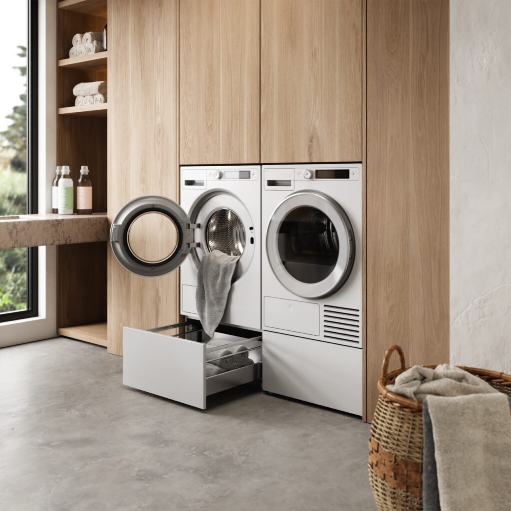 nowe urządzenia pralnicze asko i hidden helpers