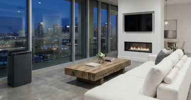 Sharp KI-TX100EU-H w salonie