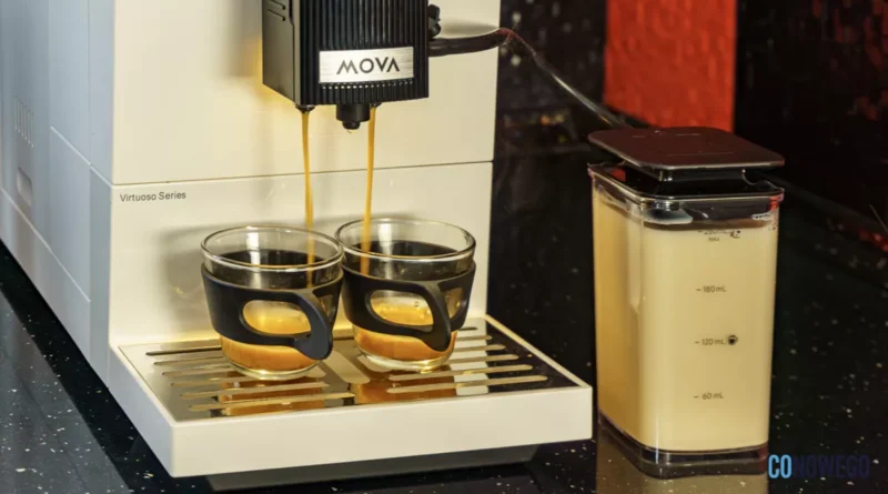 MOVA Virtuoso 10 Pro nalewa double espresso