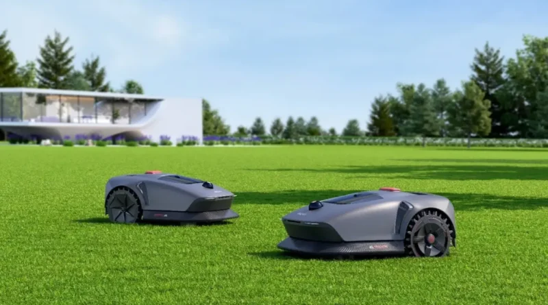 roboty koszące MOVA w ogrodzie