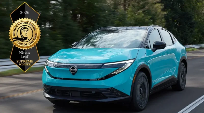 Nowy Nissan LEAF zdobywa tytuł Women’s Worldwide Car of the Year 2026