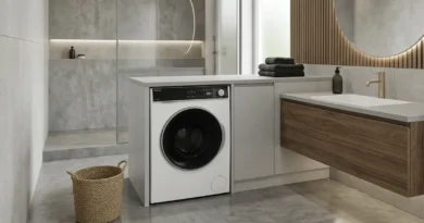 Sharp ES-SFB812YWA-PL – pralka „slim” z klasą A, która gra liczbami, ciszą i ceną