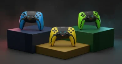 wyeksponowane gamepady YAXO