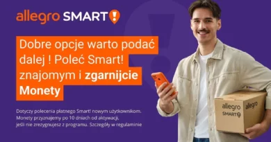 Masz Allegro Smart? Gigant daje Smart! Monety za zaproszenie znajomych Masz Allegro Smart? Gigant daje Smart! Monety za zaproszenie znajomych