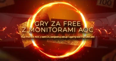 Świetna okazja dla graczy! Do monitorów OLED od AOC dostaniesz 100 zł na nowe gry!