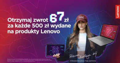 Kupujesz sprzęt i dostajesz pokaźny zwrot. Wielka promocja od Lenovo na powrót do szkoły!