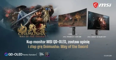 Kupujesz monitor QD-OLED? MSI dorzuca darmową grę w zestawie!